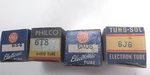 Vintage Vacuum Radio Tube Box Lot 6S4, 6AU6, Tung-sol 6J6, Philco 6T8. Fixed Price $24.99.