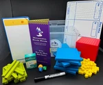Base Ten Block Kit W/ Storage & Educational Math Games Place Value Toy Gr K-5. Fixed Price $39.99.