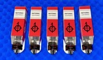 Lot Of 5 National 6L6GC Tubes /amplitrex Tested Matched /saucer Ussr Sleeve. Fixed Price $249.00.