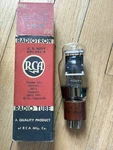 Rare Nos Rca Us Navy 801-A Brown Base Tube Hickok Tested Super Strong 801A/VT-62. Fixed Price $110.00.