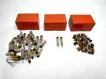 (36) Raytheon Sub-minature Tubes 512, 6088 + M. Sockets. N.o.s.. Fixed Price $105.00.