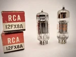 Rca 12FX8A Tube Pair.. Fixed Price $15.00.