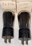 Matched Pair Rca Cunningham Type CX-340 Vacuum Tubes TV7 Tested Strong Rare. Fixed Price $150.00.