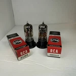 Rca 6U8A Matched Pair Tubes - Tested Strong. Fixed Price $20.00.
