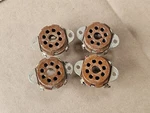 4PCS Vintage Eby 101P01 Octal 8 Pin Tube Sockets. Fixed Price $24.95.