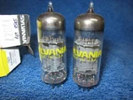 Matched Pair Rca For Sylvania 12BZ7 Twin Triode Tubes Halo Getters. Fixed Price $39.99.