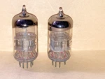 Voshkod Rocket 6H23 6N23P 6922 E88CC Tubes, Matched Pair, Tested, Nos, Ussr. Fixed Price $58.00.